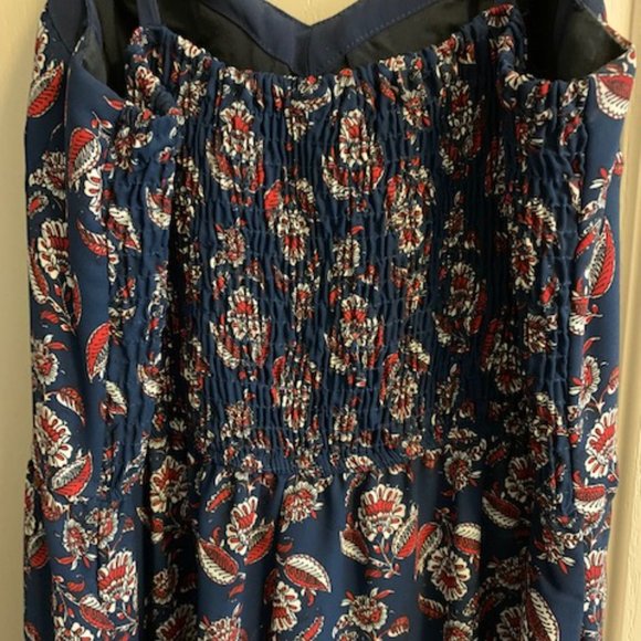 Xhilaration Maxi Size S Shelf Bra/Pads Adjustable Straps Slip on Floral Dress - Picture 5 of 7